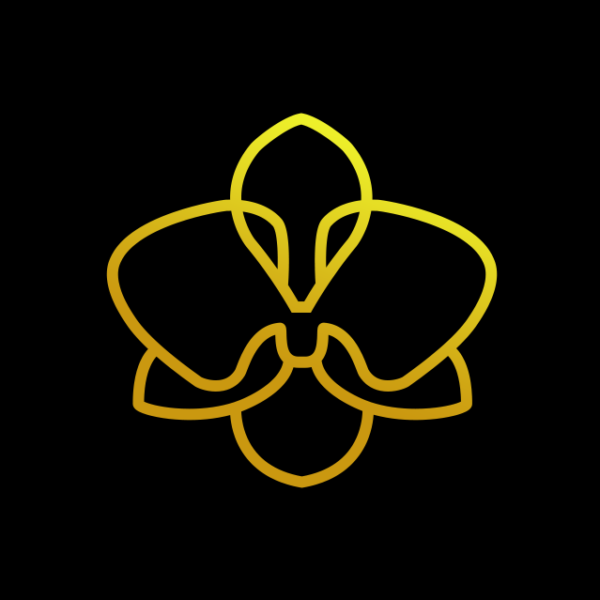 Illustration logo L'Orchidée